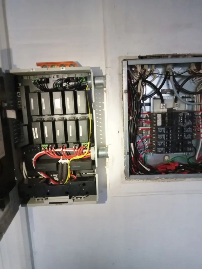 Electrical panel upgrade completed for Commercial Electrician Services in Green Oaks